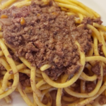 bigoli al ragù di cinghiale