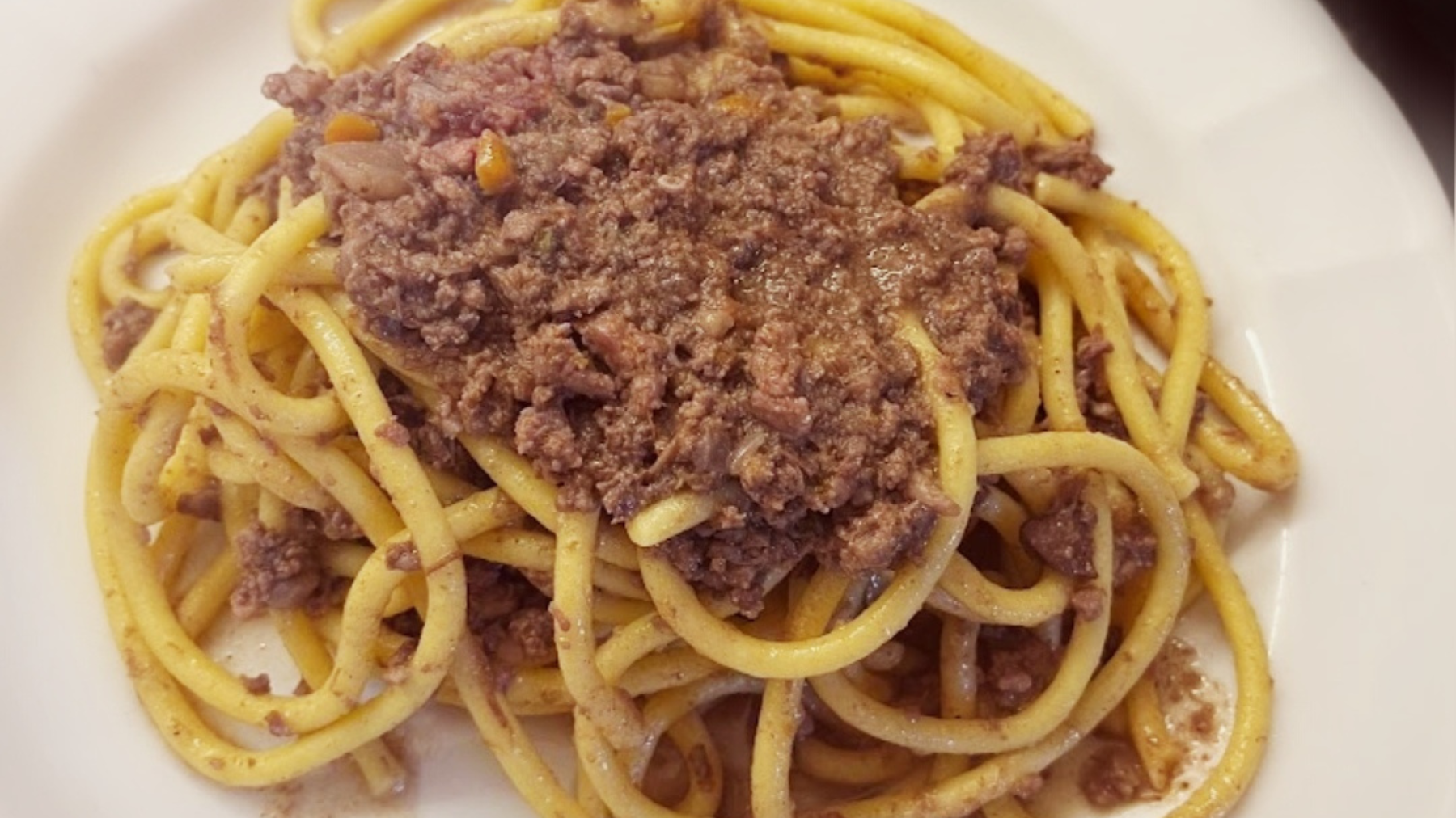 bigoli with wild boar ragù