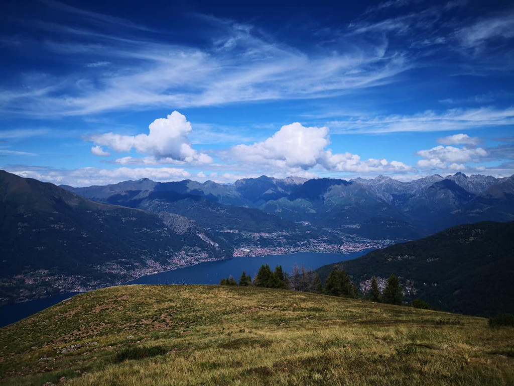 view of Lake Como from Giumello