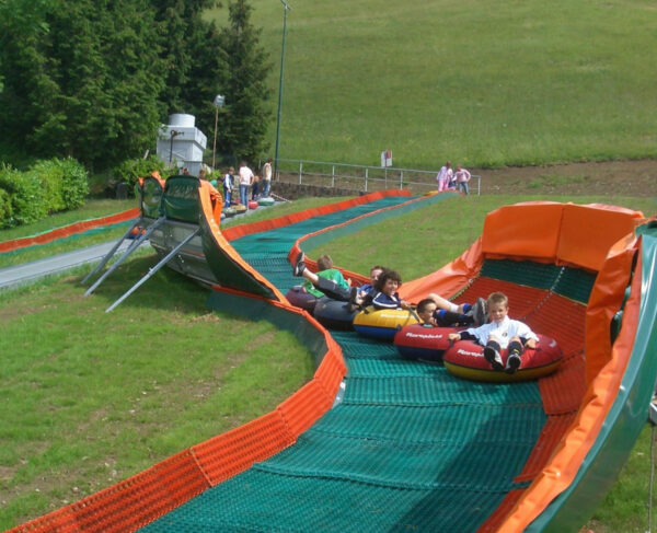 il tubing all'alpe giumello