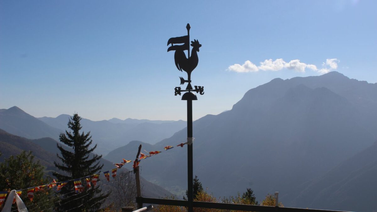 pronti per l'avventura. Partenza dal rifugio Shambalà