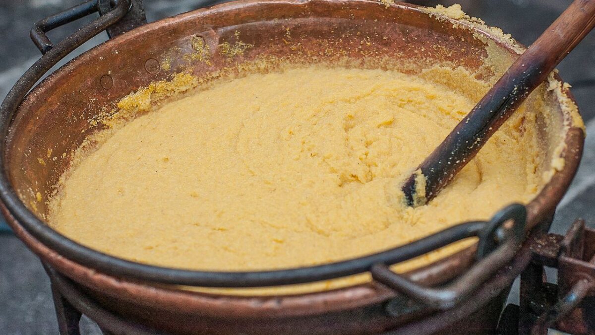 la polenta anche di primavera al rifugio shambalà